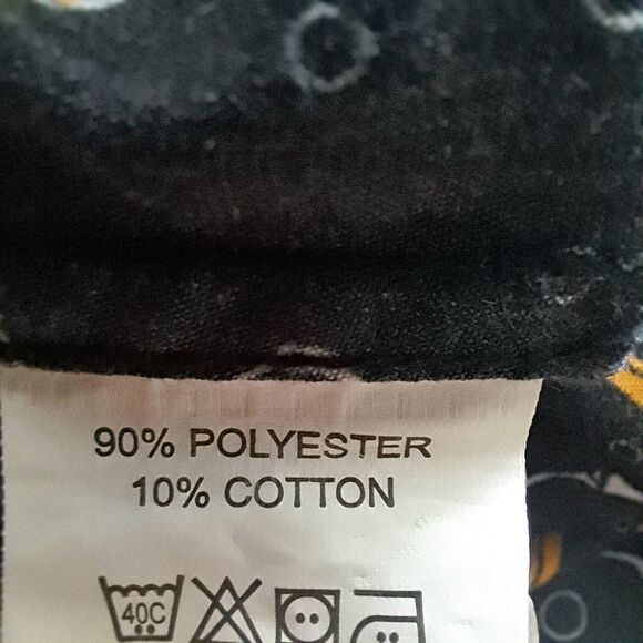 Halloween Button Up Men's XL Black Simon Banks Skeleton Skateboard Costume Party - Picture 4 of 14